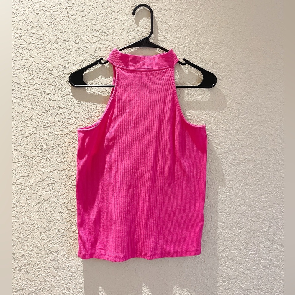 Anthropologie Maeve high neck ribbed tank